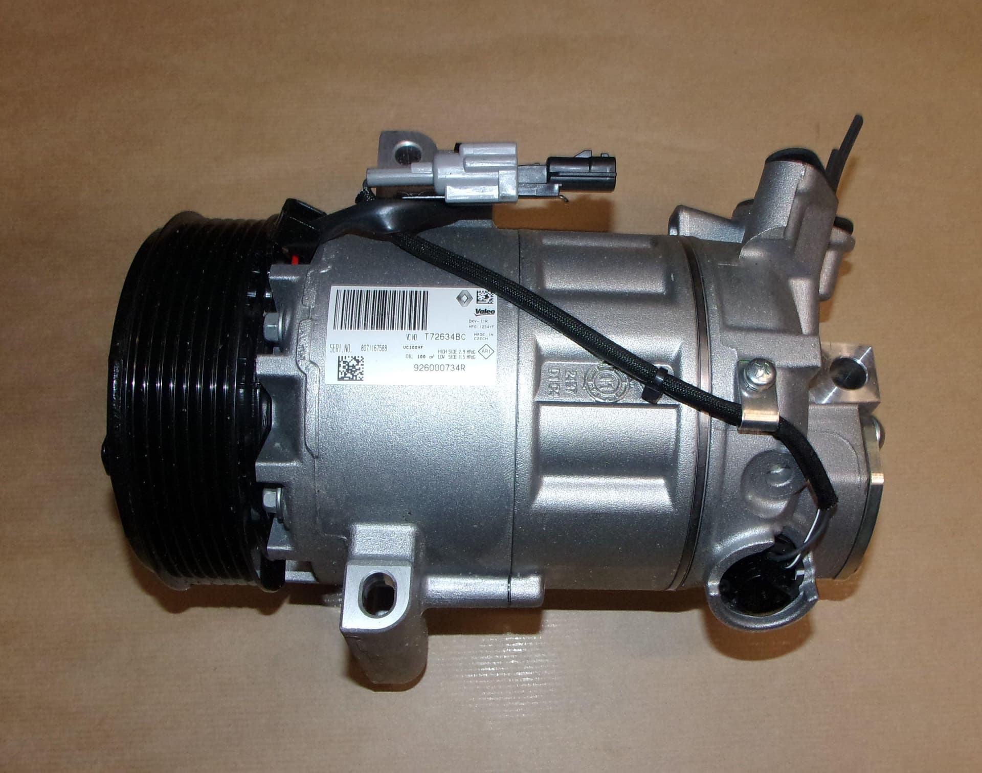 Ac-kompressor - Renault Clio IV 0.9TCE
