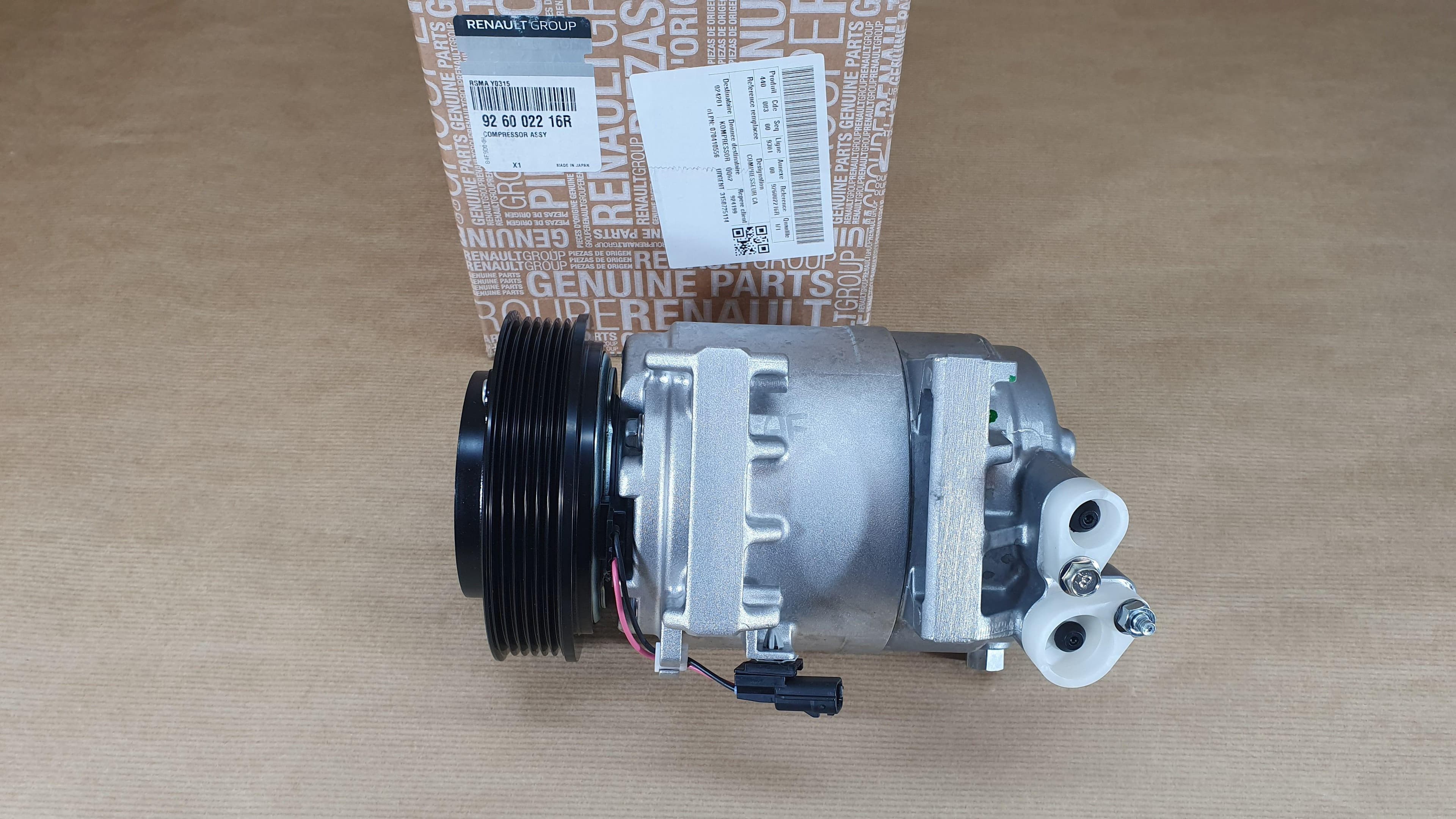 Ac-kompressor - Renault Koleos 2.5I från Autofrance