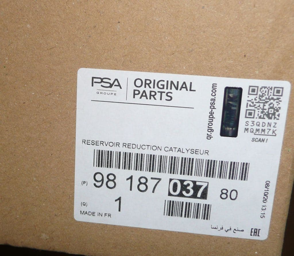 Adblue-tank - Citroën C3 II, Peugeot 2008/208/301 från Autofrance - bild 4