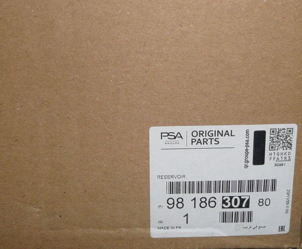 Adblue-tank - Citroën C5(x7)/P508 Euro 6 från Autofrance - bild 2