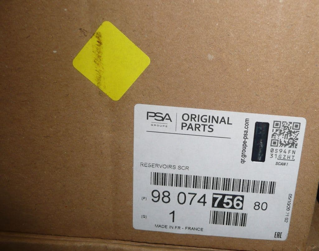 Adblue-tank - Peugeot 5008 (t87) från Autofrance - bild 3