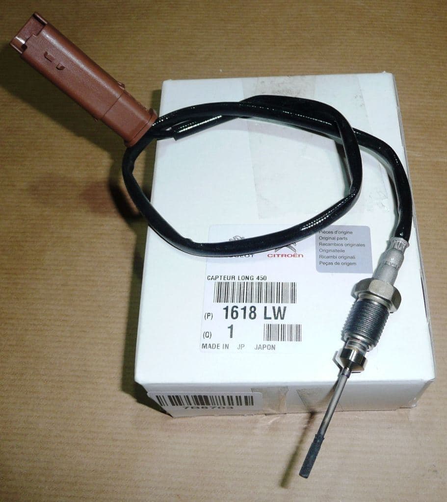 Avgastemperaturgivare - Citroën C5/C6, Peugeot 307 2.0HDI