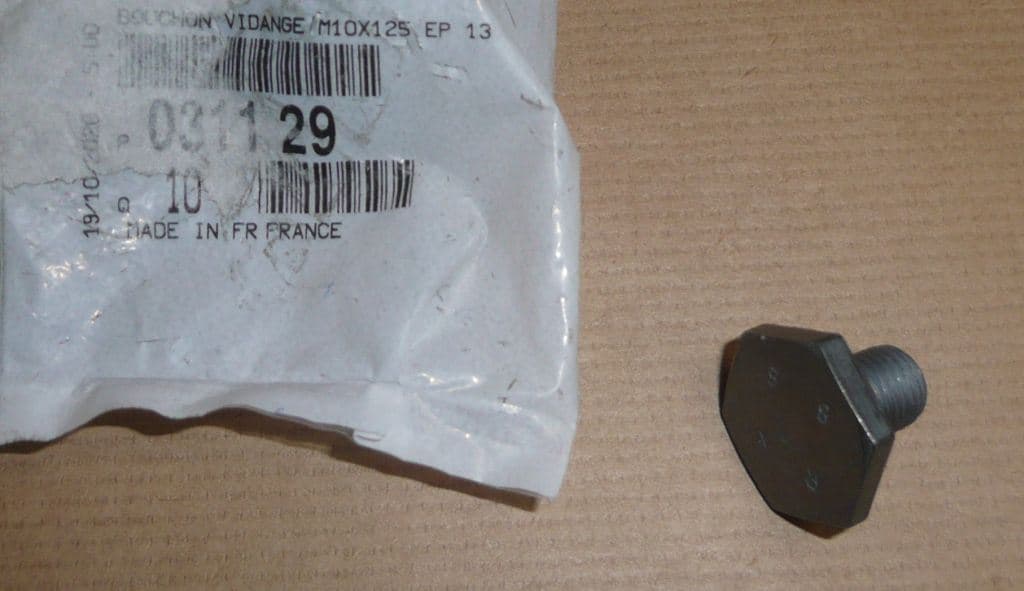 Avtappningsplugg Olja - Peugeot Dw8 10X125 från Autofrance