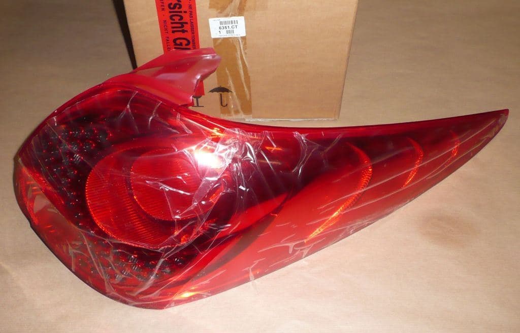 Bakljus Komplett - Peugeot 207 höger