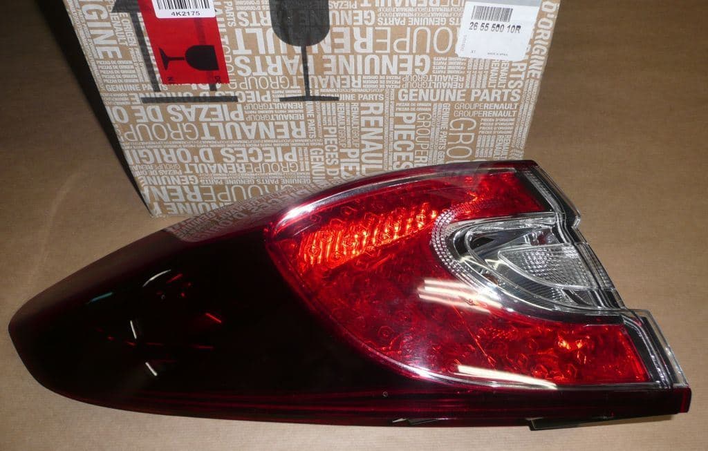 Bakljus - Renault Megane III vänster