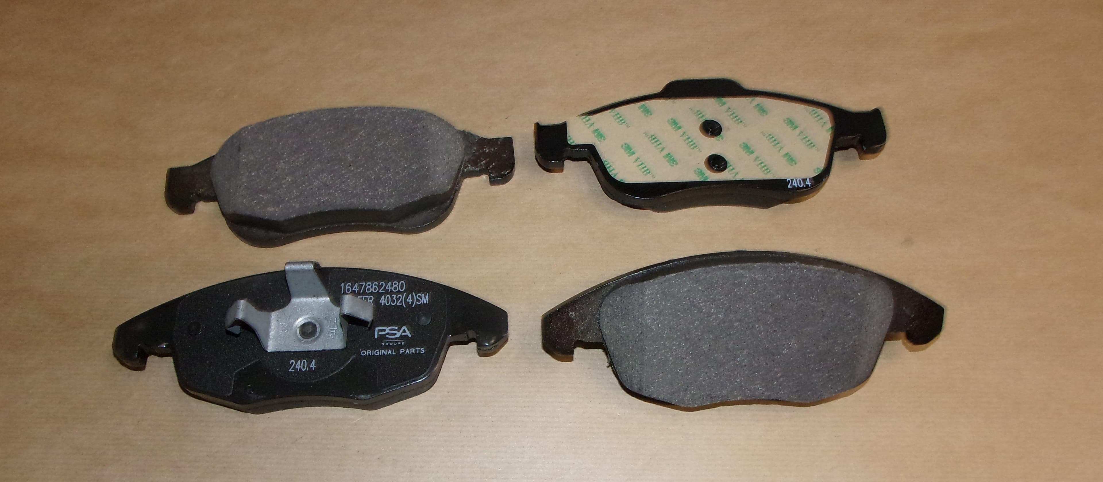 Bromsbelägg - Citroën Berlingo III/Partner, Fram från Autofrance - bild 2