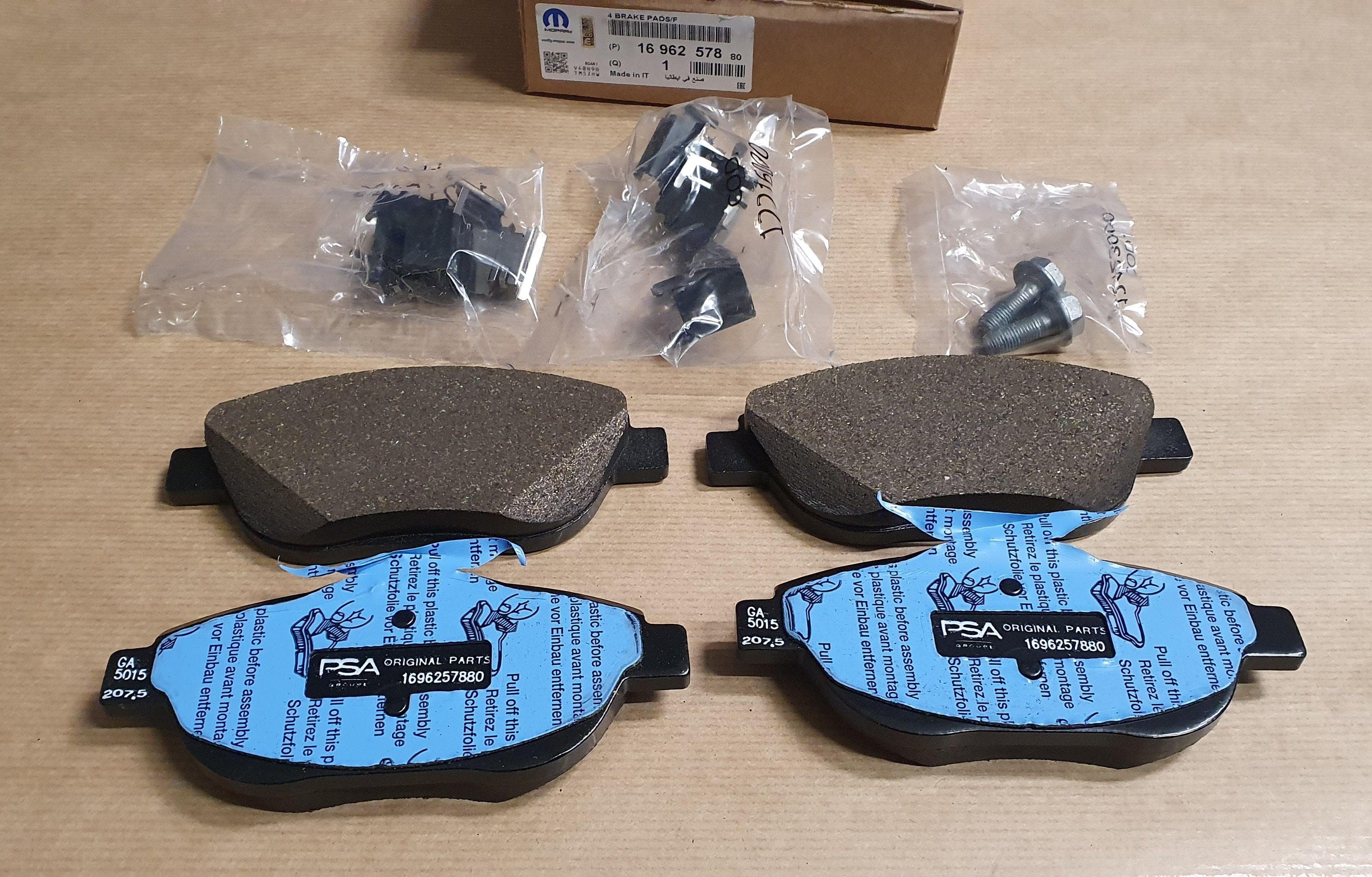Bromsbelägg - Citroën C3 Aircross/P2008, Fram från Autofrance