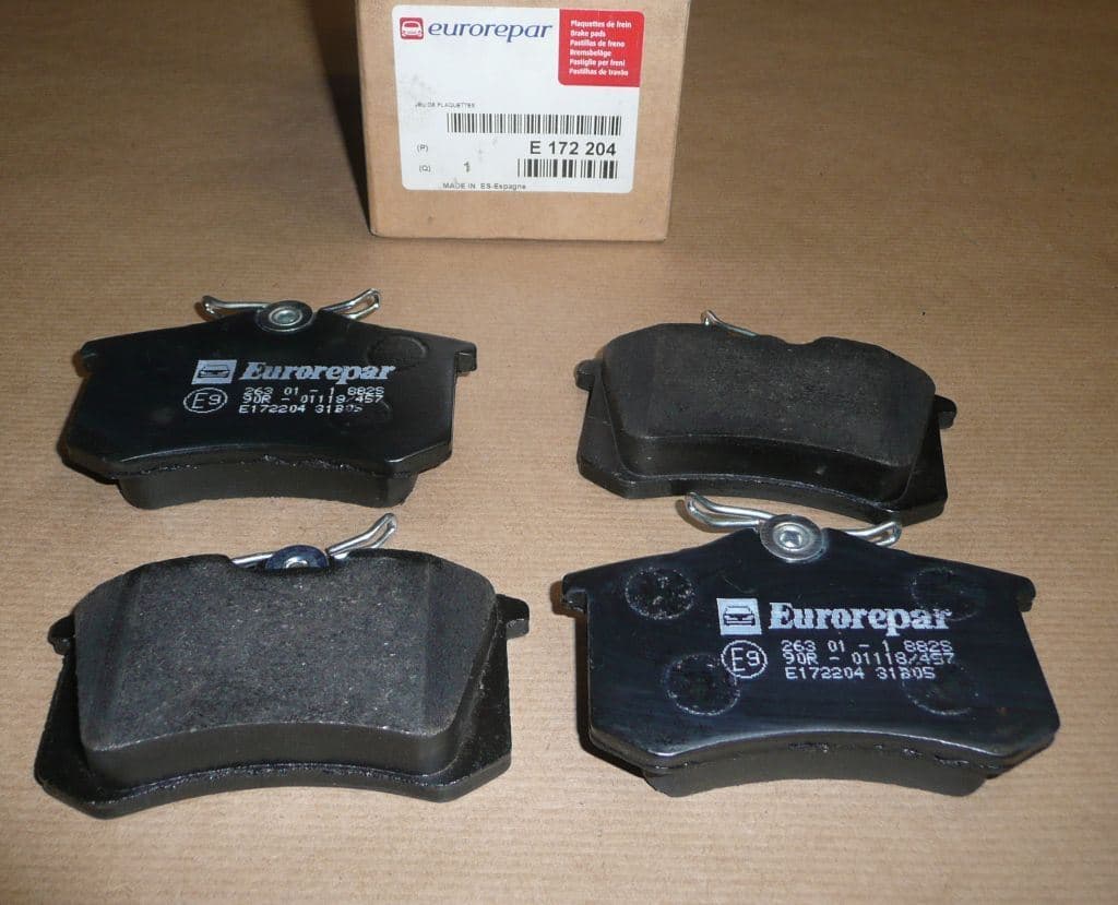 Bromsbelägg - Citroën C3 Picaso/P207, Renault Clio 4, Bak från Autofrance