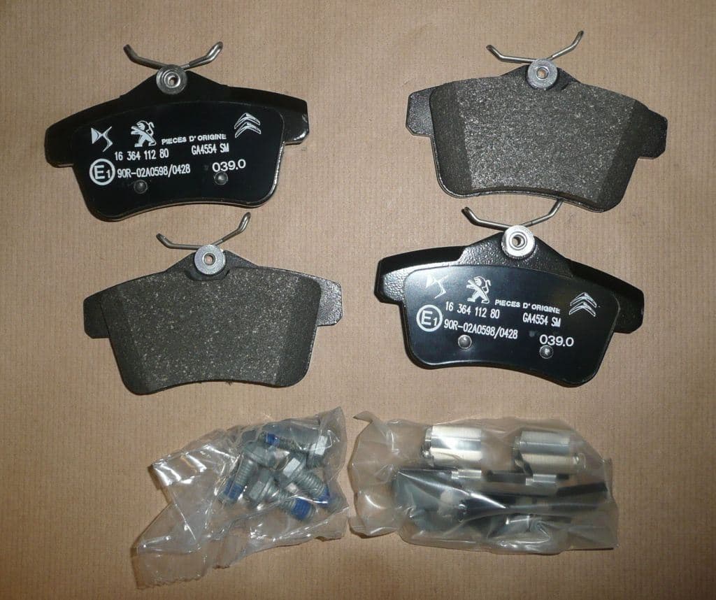Bromsbelägg - Citroën C4 II/Ds4/5/P308/508, Bak från Autofrance - bild 2