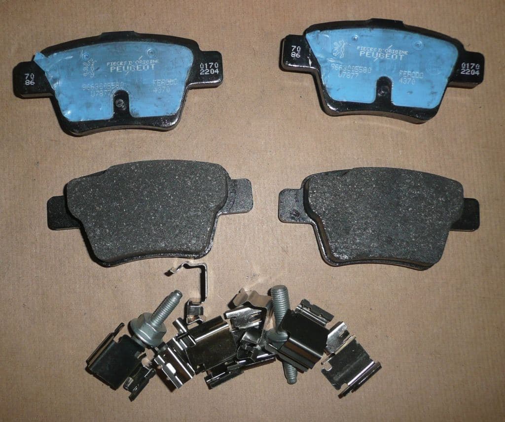 Bromsbelägg - Citroën C4/P207/307 bak, 04> från Autofrance - bild 2