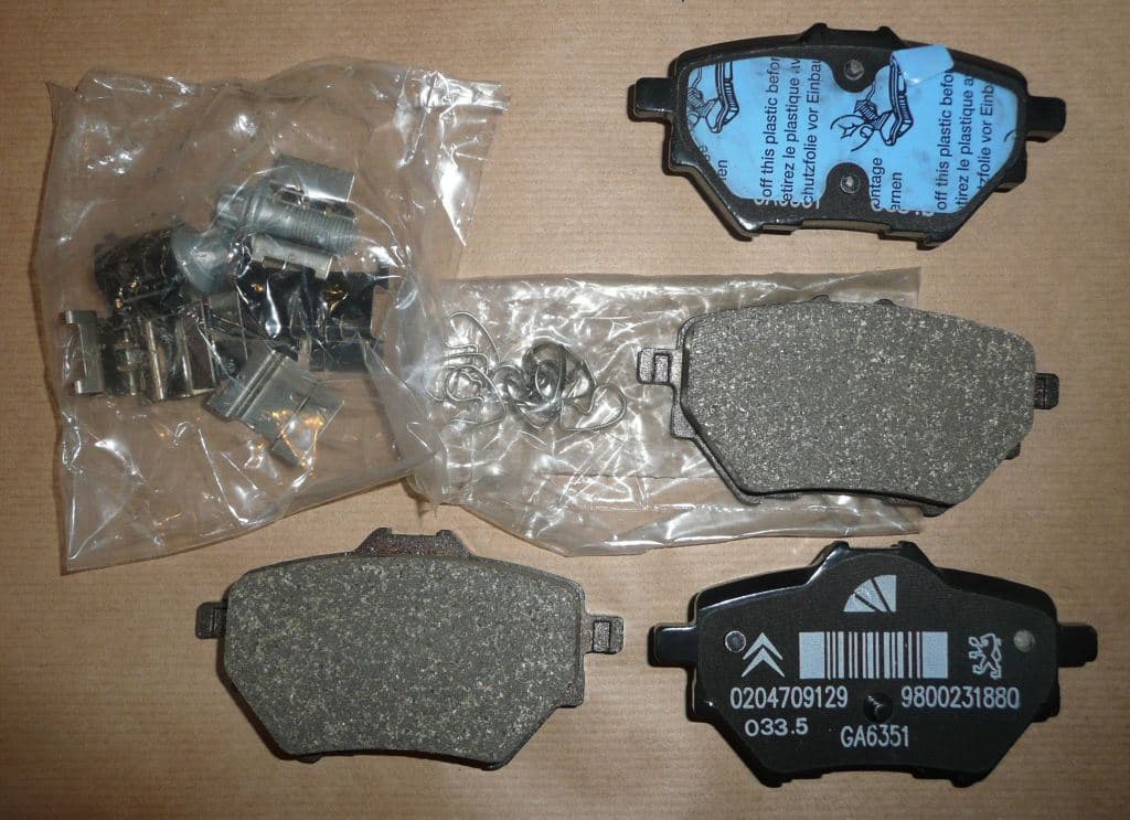 Bromsbelägg - Citroën C4 Picasso P 308/3008, Bak från Autofrance - bild 2