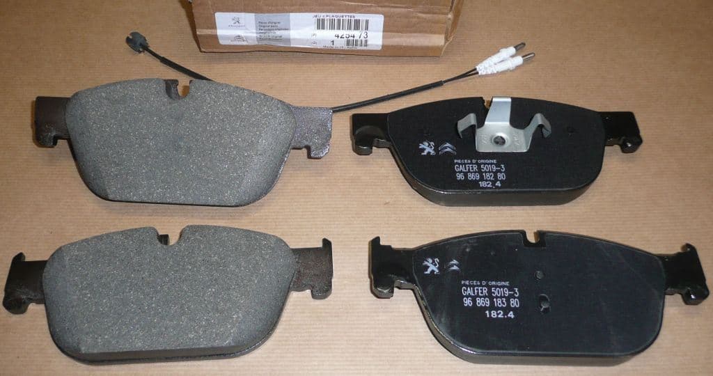Bromsbelägg - Citroën C5 III/C6/Ds4/5/P308, Fram