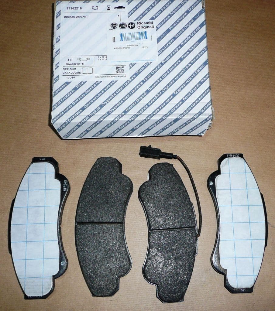 Bromsbelägg - Citroën Jumper II P Boxer II, Fram från Autofrance