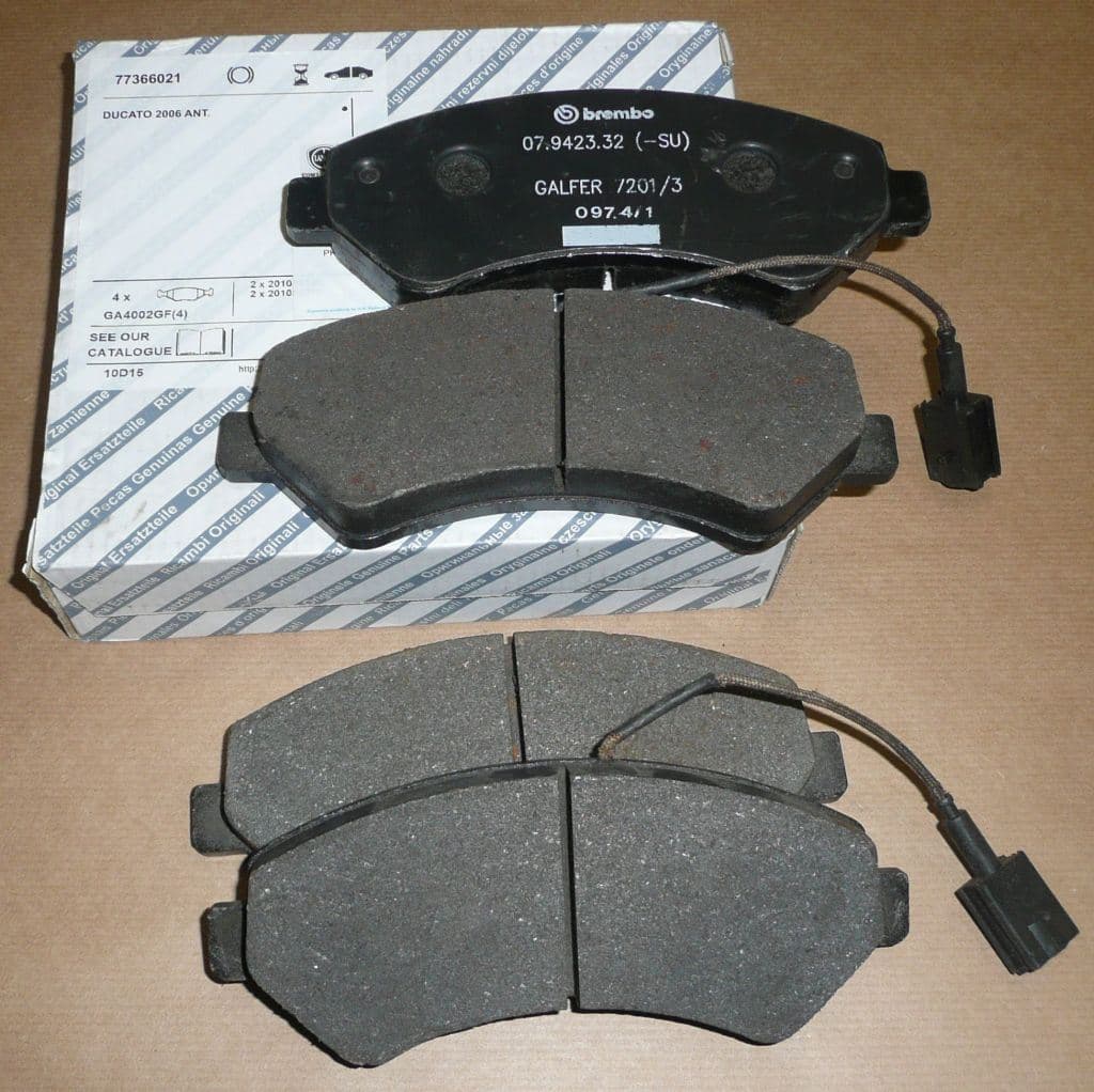 Bromsbelägg - Citroën Jumper, Peugeot Boxer 06>, Fram från Autofrance