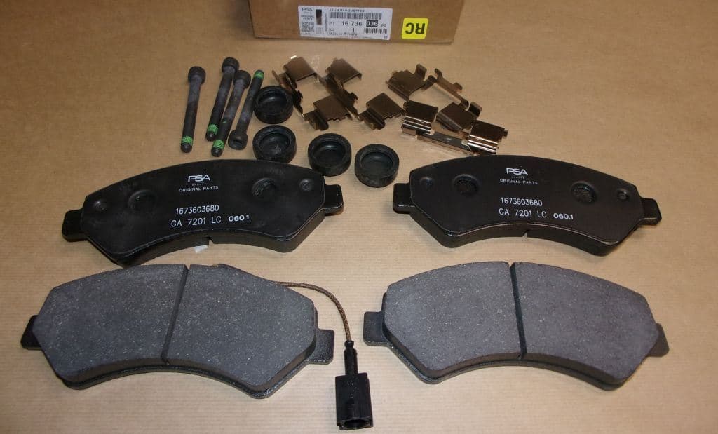 Bromsbelägg - Citroën Jumper, Peugeot Boxer 06>, Fram från Autofrance