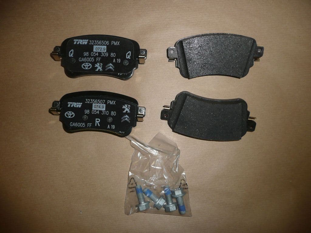 Bromsbelägg - Citroën Spacetourer/Jumpy V, Bak från Autofrance - bild 2