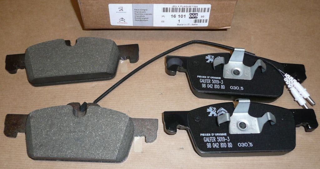 Bromsbelägg - P 508 1.6VTI/THP/HDI 10>Fram från Autofrance