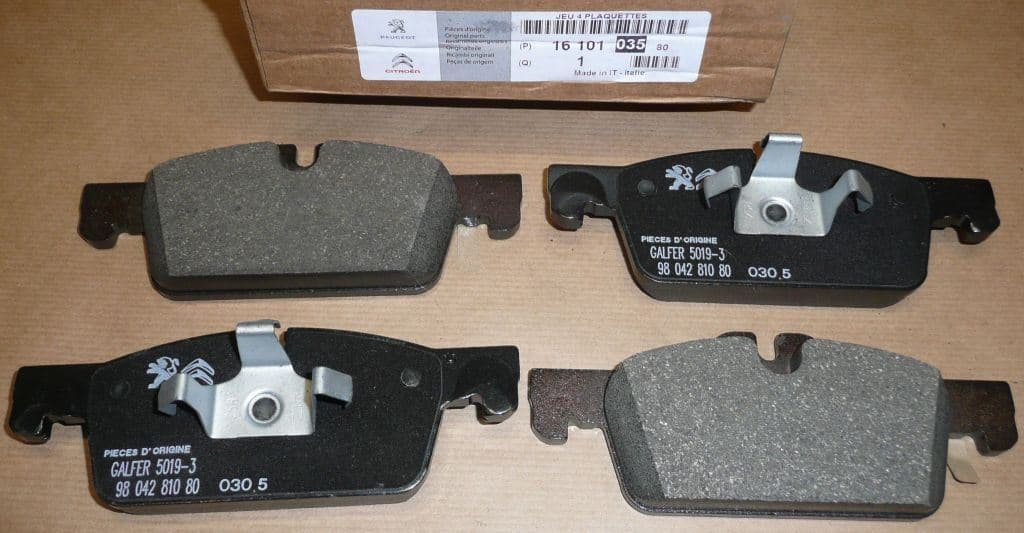 Bromsbelägg - P 508 1.6VTI/THP/HDI 10>Fram från Autofrance