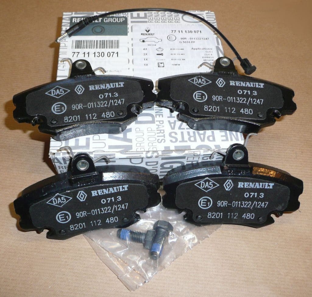 Bromsbelägg - Renault Clio 1.2/1.4/1.2 16V/1.9D från Autofrance