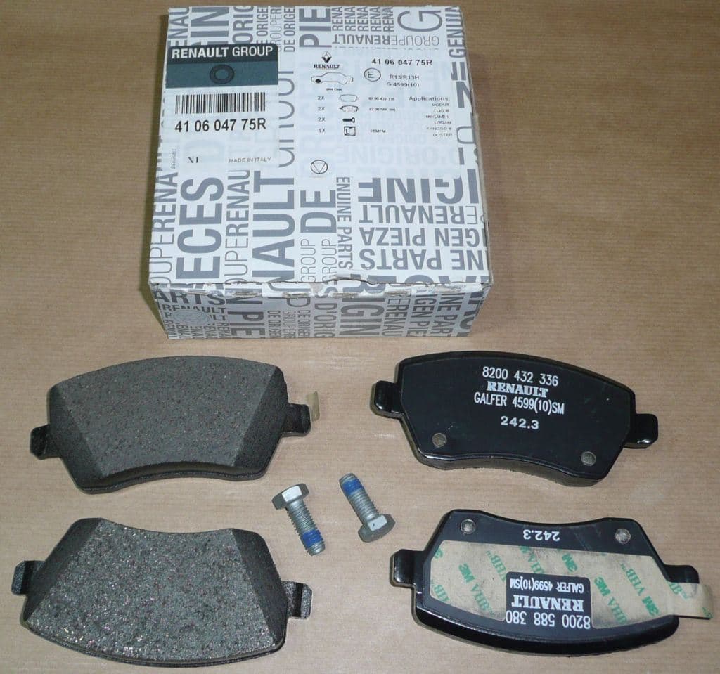 Bromsbelägg - Renault Clio III, Dacia Duster, Fram från Autofrance
