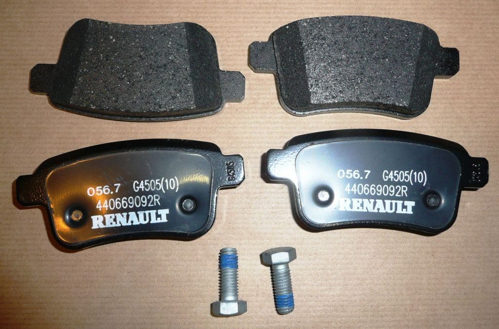 Bromsbelägg - Renault Kangoo II, Bak från Autofrance - bild 2
