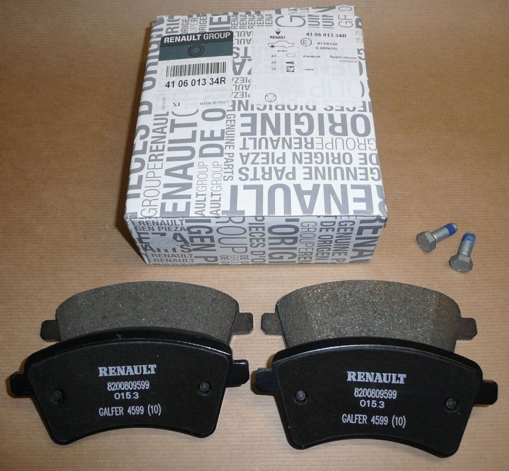 Bromsbelägg - Renault Kangoo II, Fram från Autofrance
