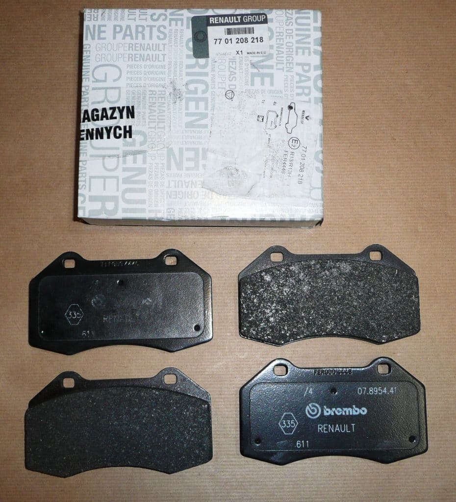 Bromsbelägg - Renault Megane II/Clio III Rs, Fram från Autofrance