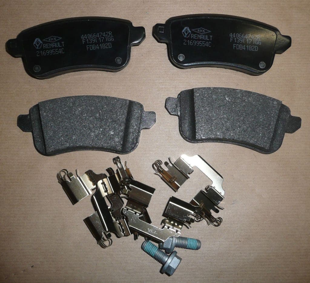 Bromsbelägg - Renault Megane III/Scenic III, Bak från Autofrance - bild 2