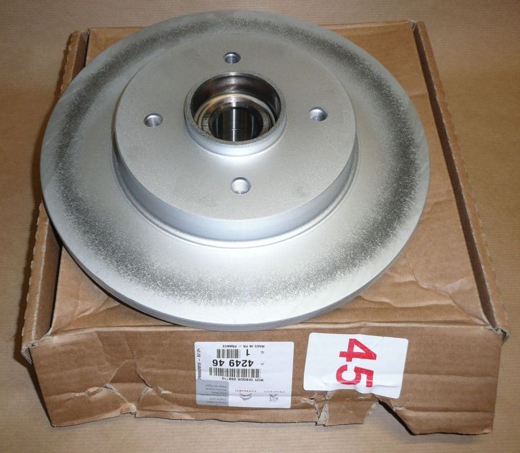 Bromsskiva - Citroën Berlingo III, Bak