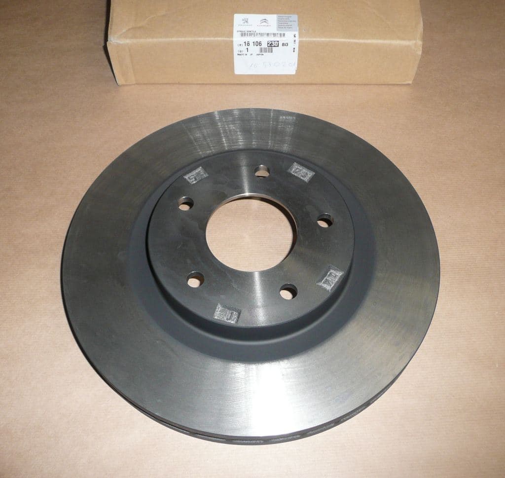 Bromsskiva - Citroën C4 Aircross, Fram