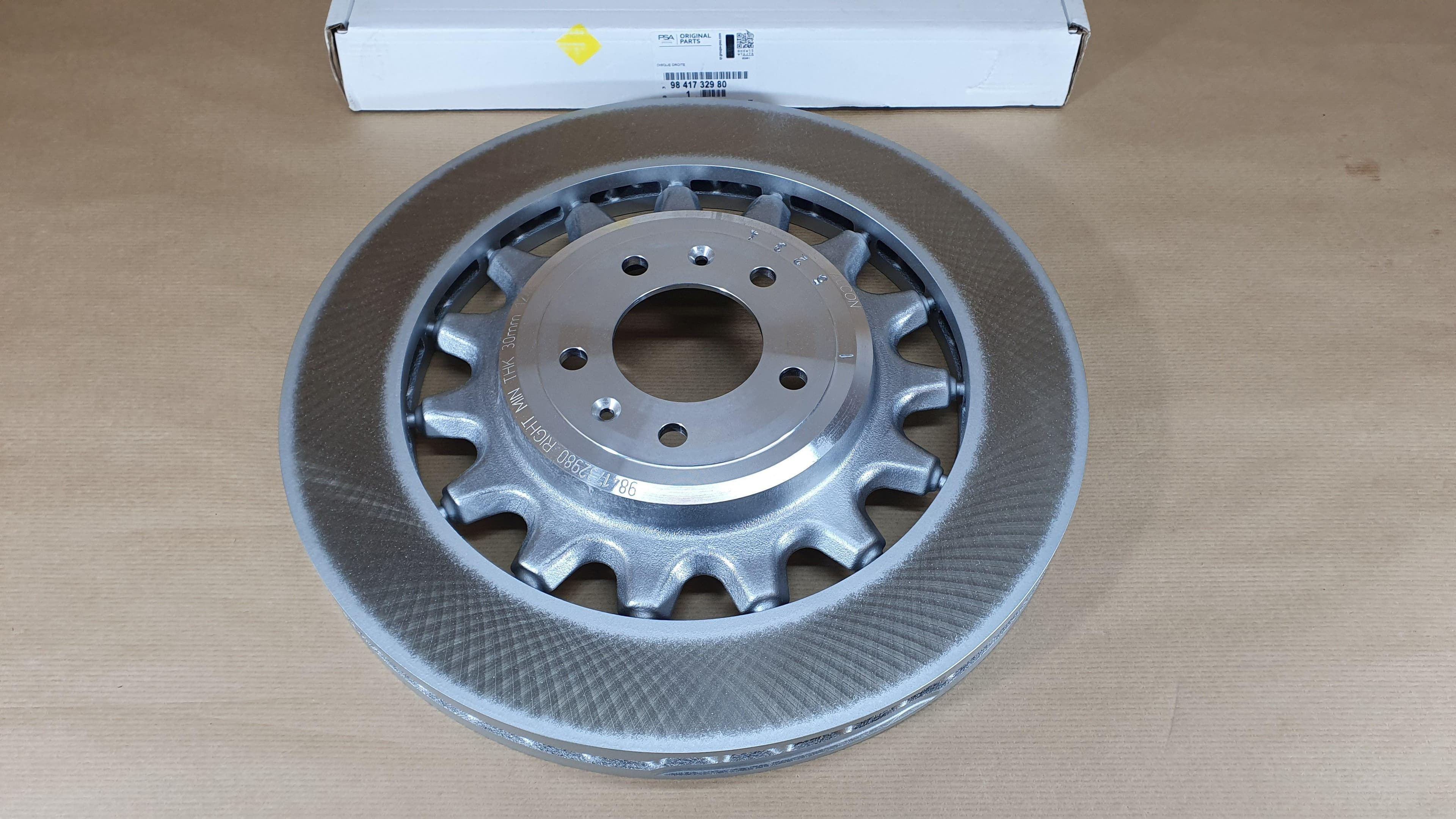 Bromsskiva - Peugeot 508 fram höger 380MM från Autofrance