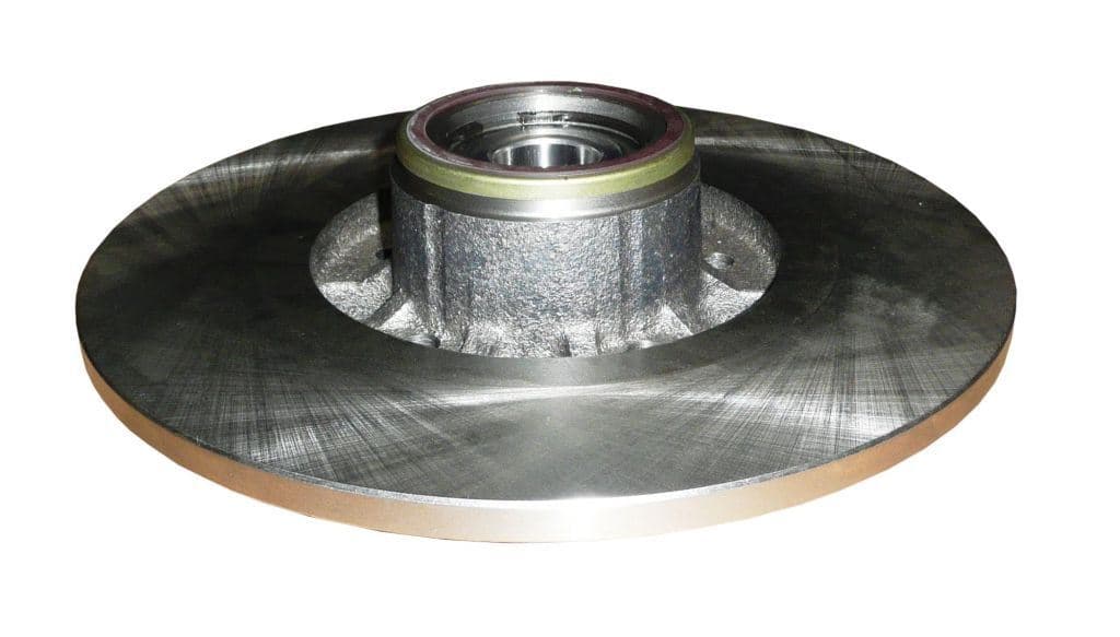 Bromsskiva - Renault Kangoo II, Bak från Autofrance - bild 2