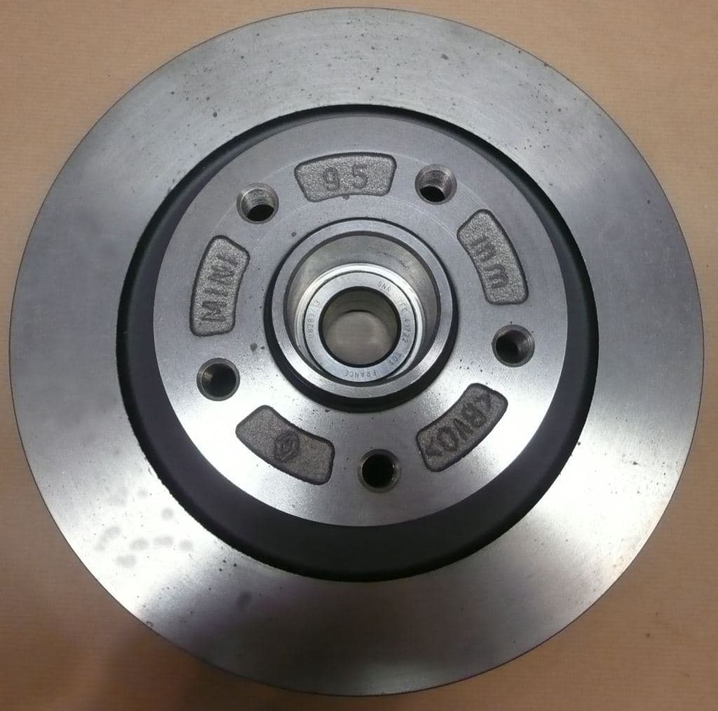 Bromsskiva - Renault Laguna III 300MM 08>, Bak från Autofrance - bild 2