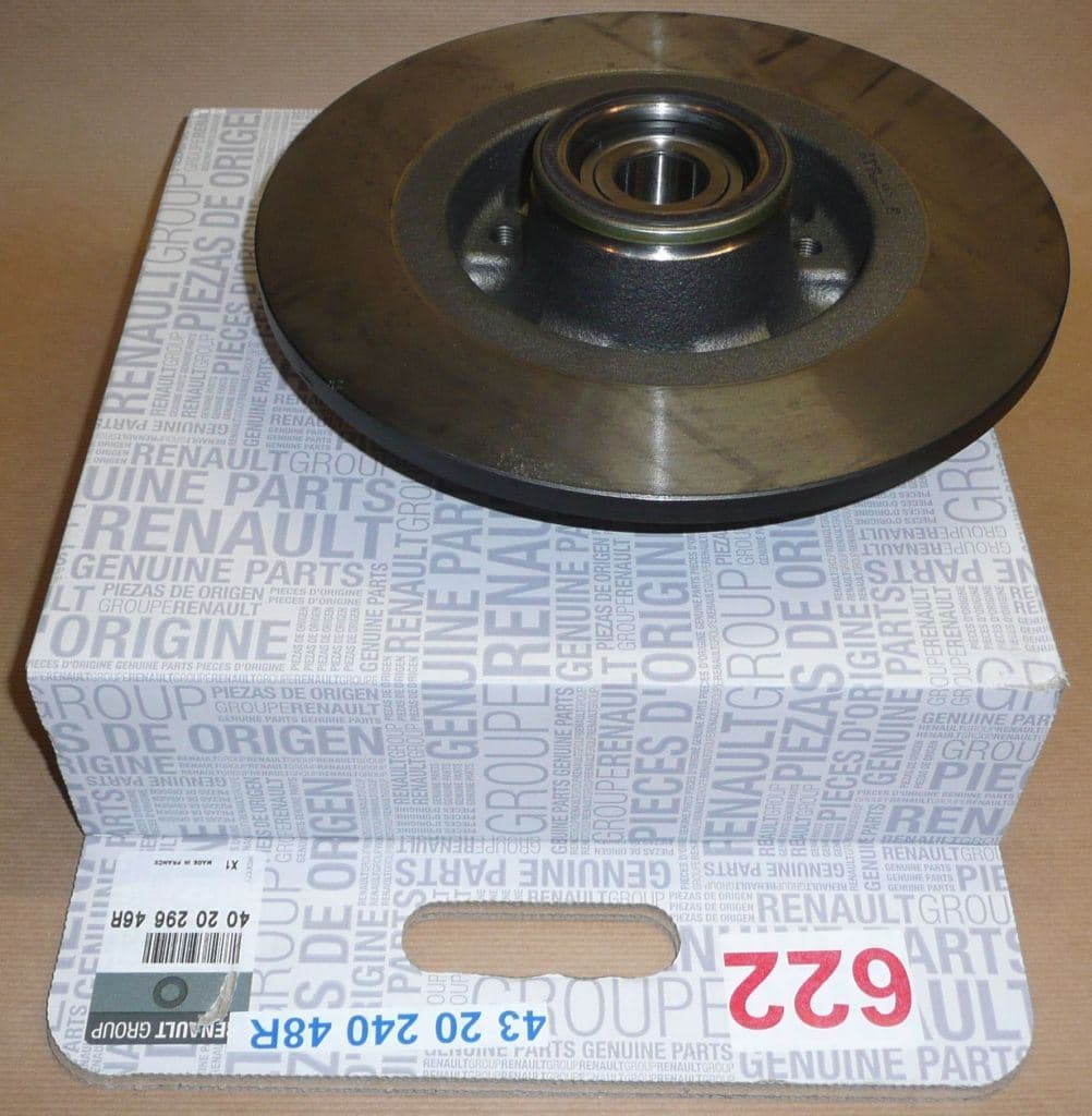 Bromsskiva - Renault Scenic III, Bak från Autofrance