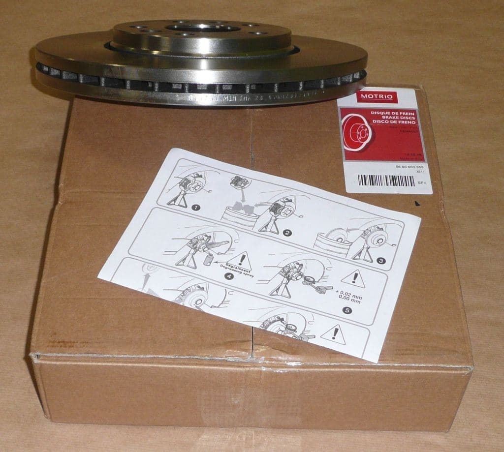 Bromsskiva - Renault Trafic III 1.6DCI 14>, Fram från Autofrance - bild 2