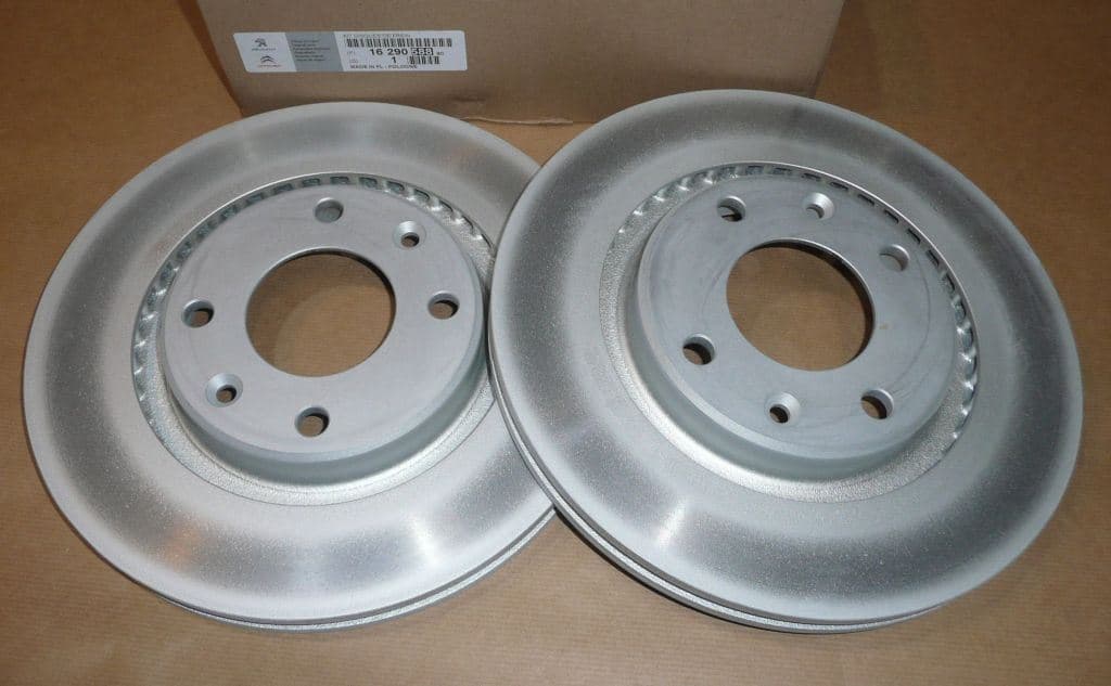 Bromsskiva Sats - Citroën C2/C3/C4/C-elysee, Fram