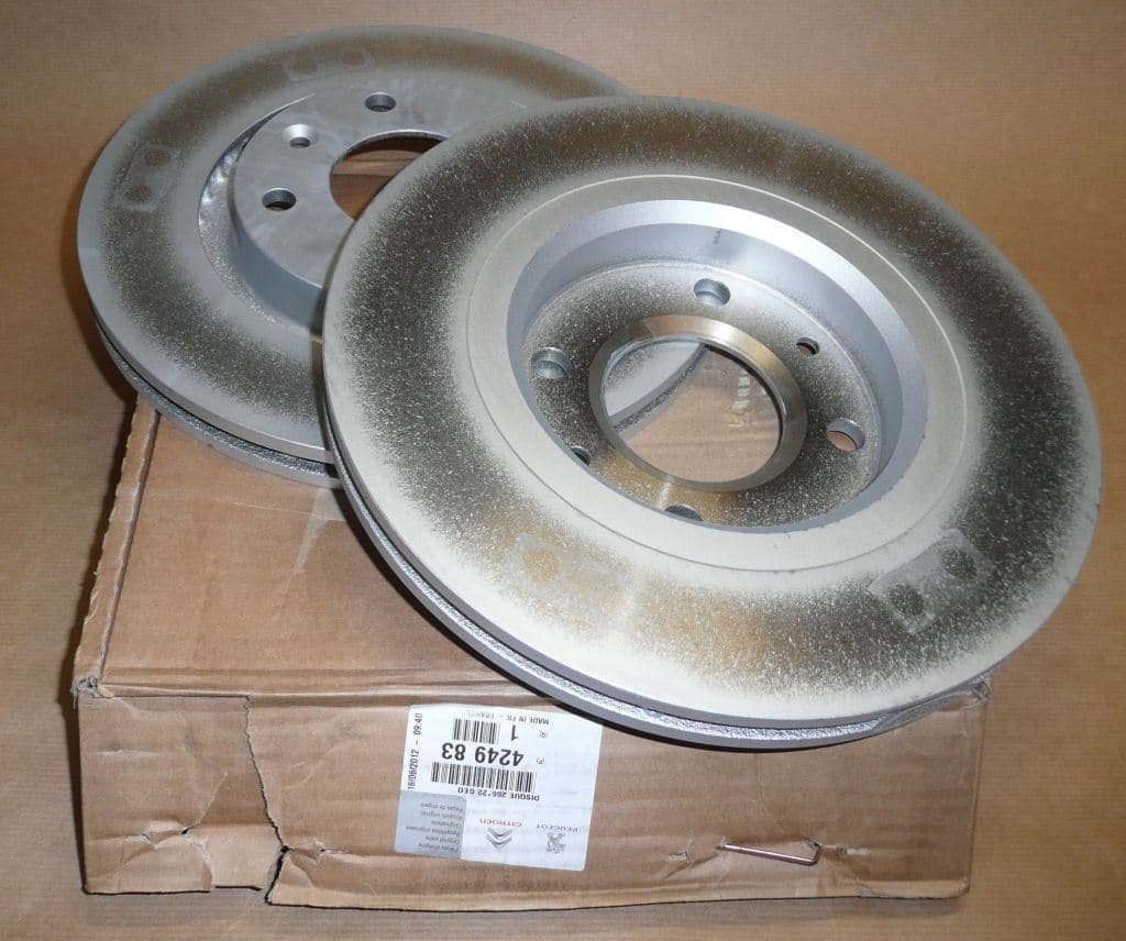 Bromsskiva Sats - Citroën C2/C3, Peugeot 207, Fram