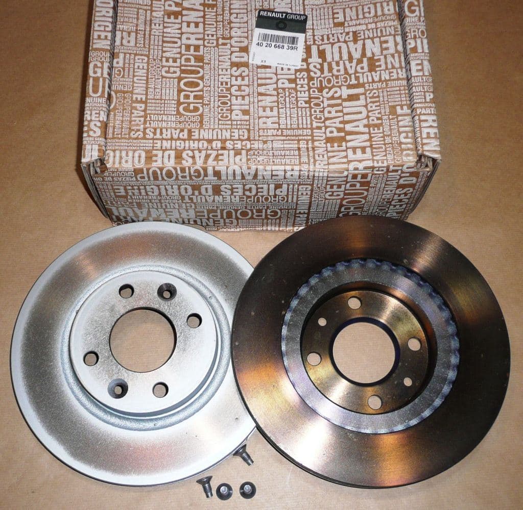 Bromsskiva Sats - Renault Clio IV fram, 2012> från Autofrance