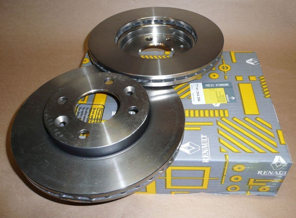 Bromsskiva Sats - Renault Kangoo, Fram från Autofrance