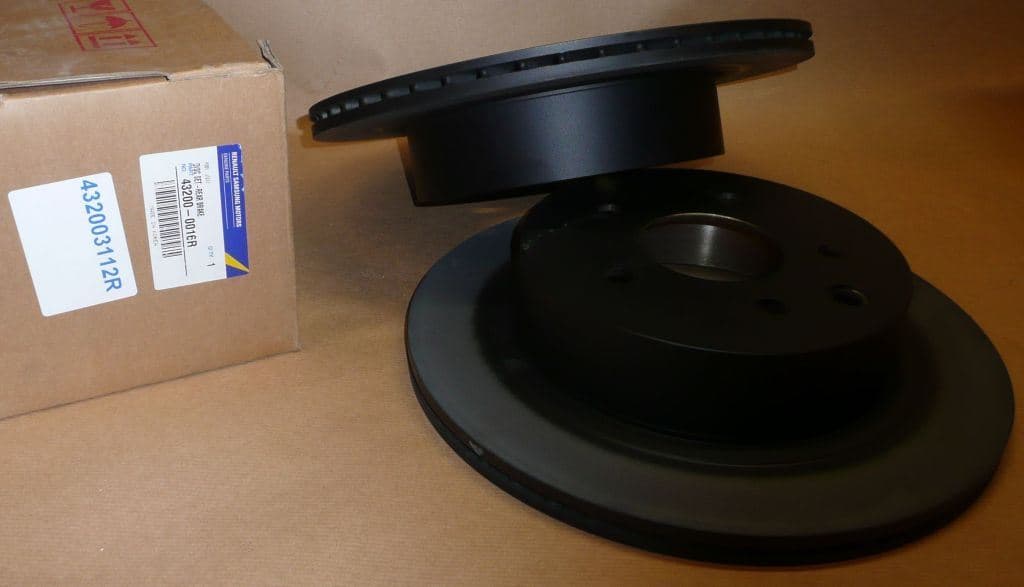 Bromsskiva Sats - Renault Koleos/Qashqai bak, 01>