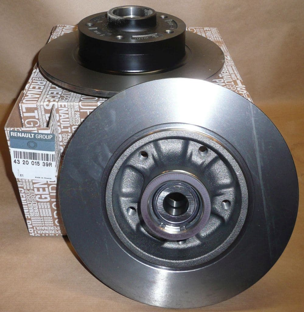 Bromsskiva Sats - Renault Megane III, Bak från Autofrance