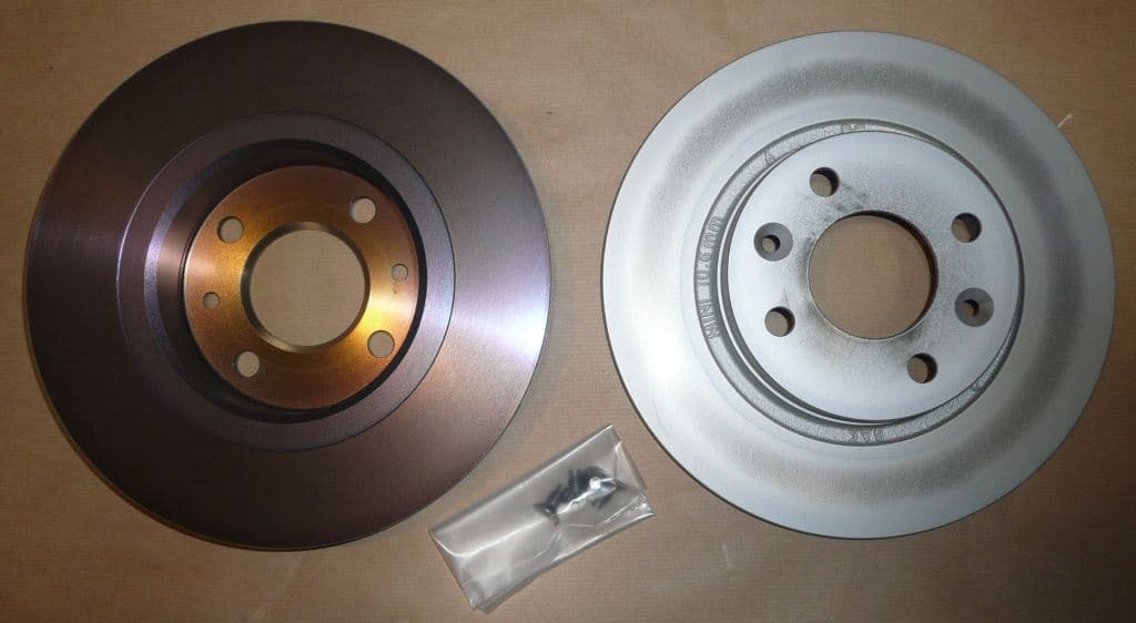 Bromsskiva Sats - Renault Twingo I/II/III, Fram från Autofrance - bild 2