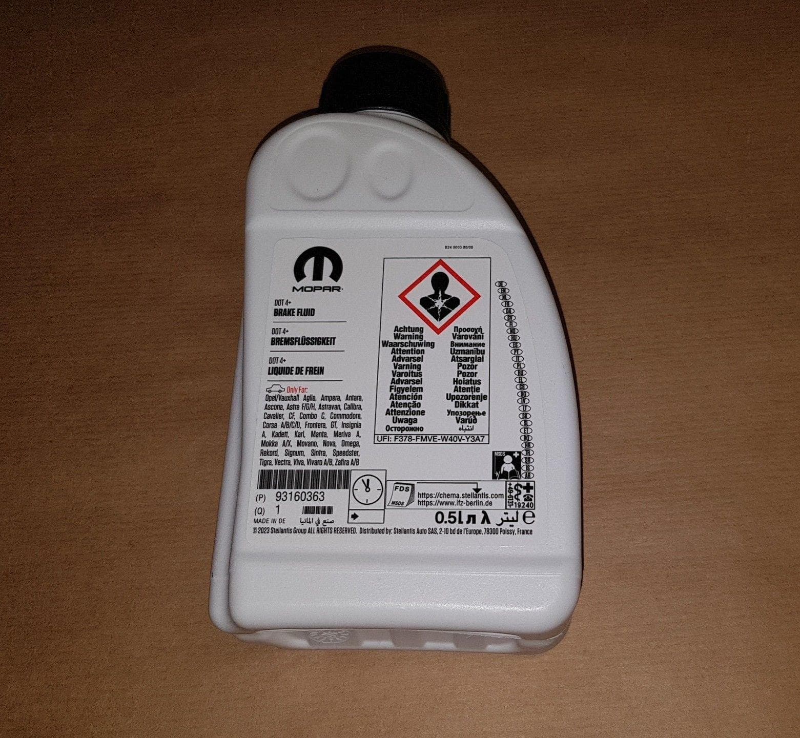 Bromsvätska - DOT4+ 500ML från Autofrance
