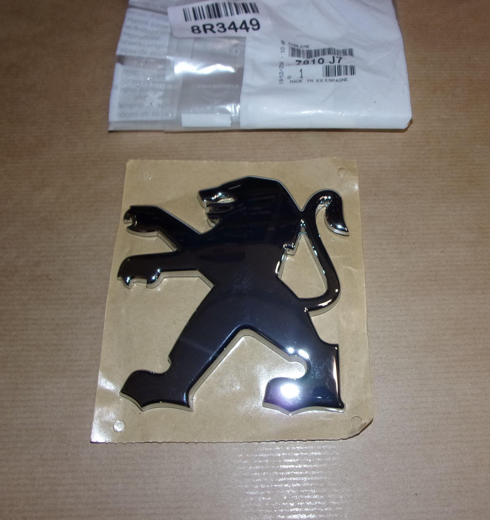 Emblem - Peugeot 307, Bak från Autofrance