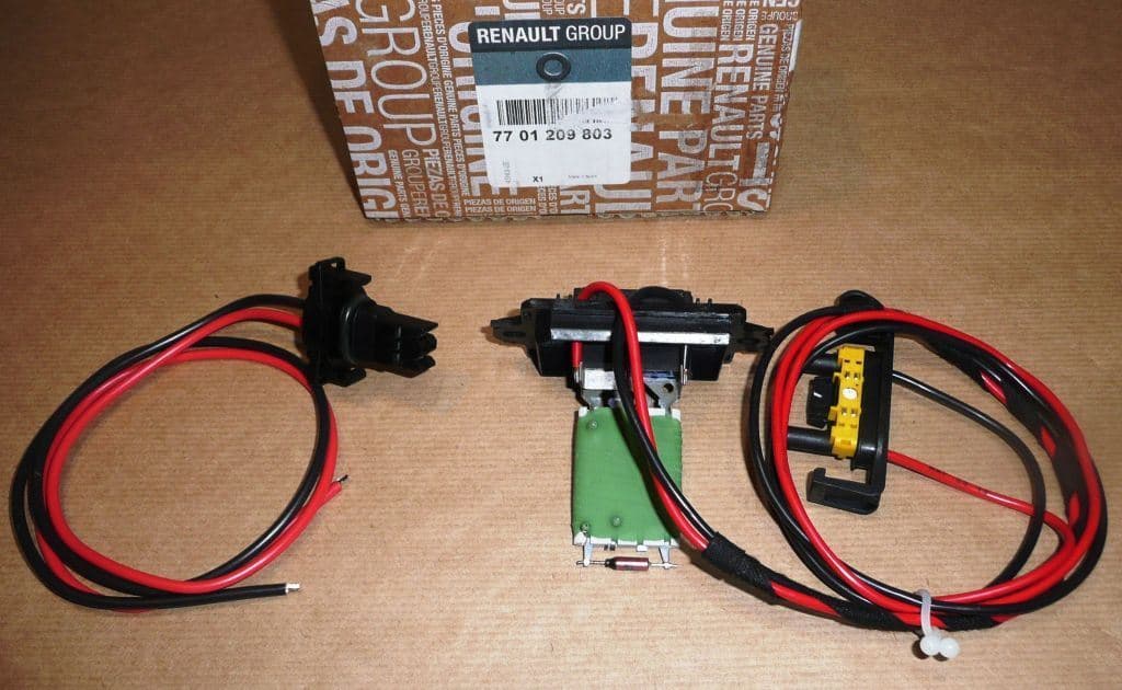 Fläktmotstånd - Renault Clio III från Autofrance