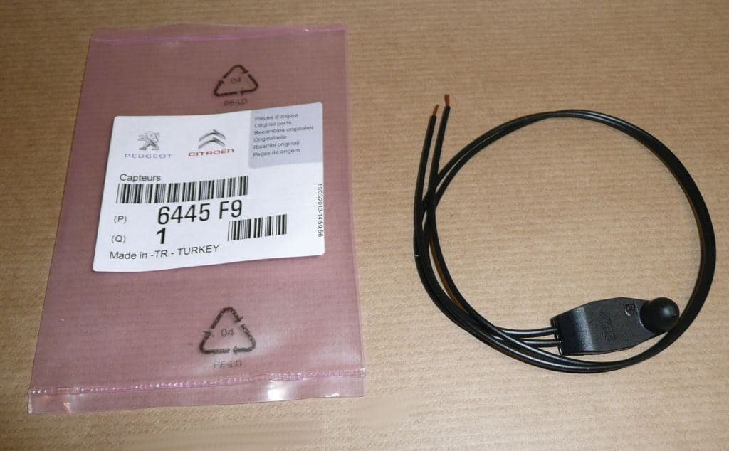 Givare - Temperatur Yttre Spegel PSA från Autofrance