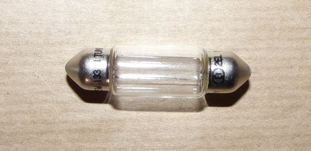 Glödlampa - 12V-C5W från Autofrance