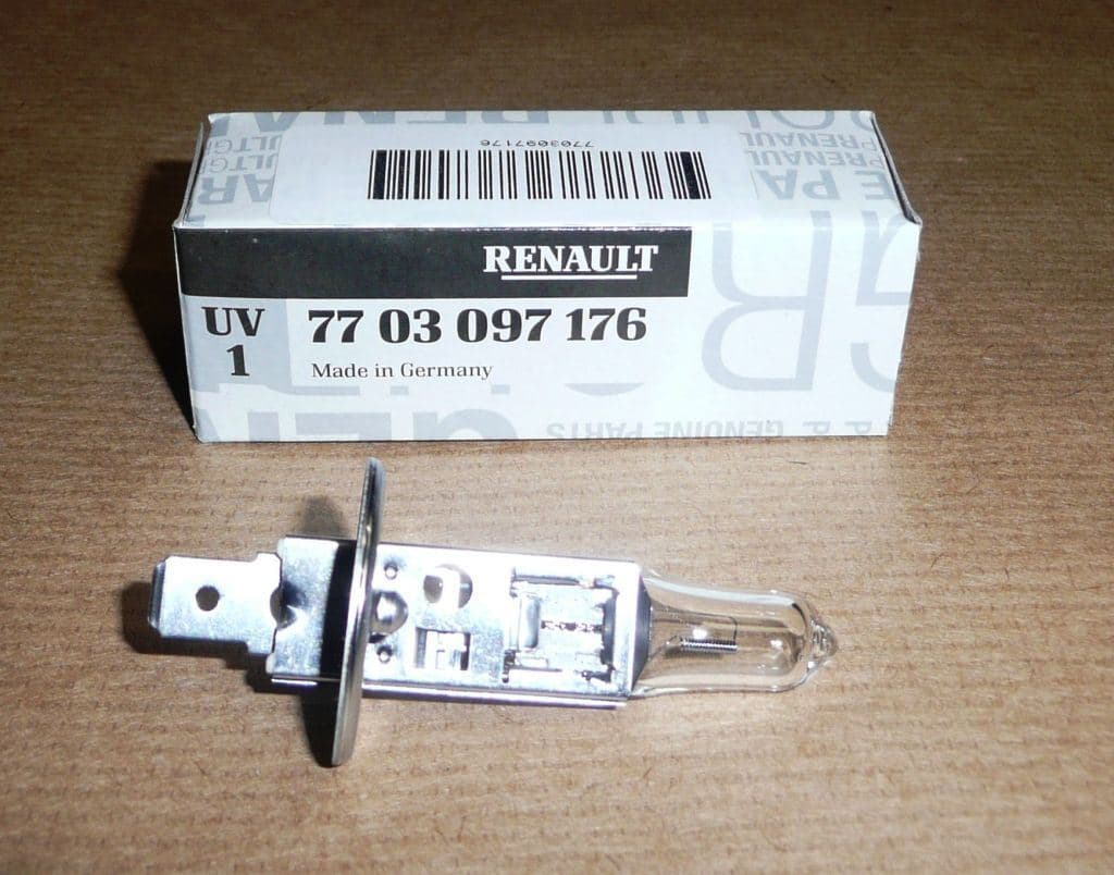 Glödlampa - H1 12V 55W från Autofrance