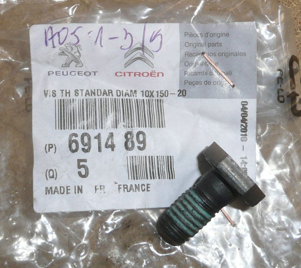 Hjulbult - ZAMACHOWEGO PSA från Autofrance