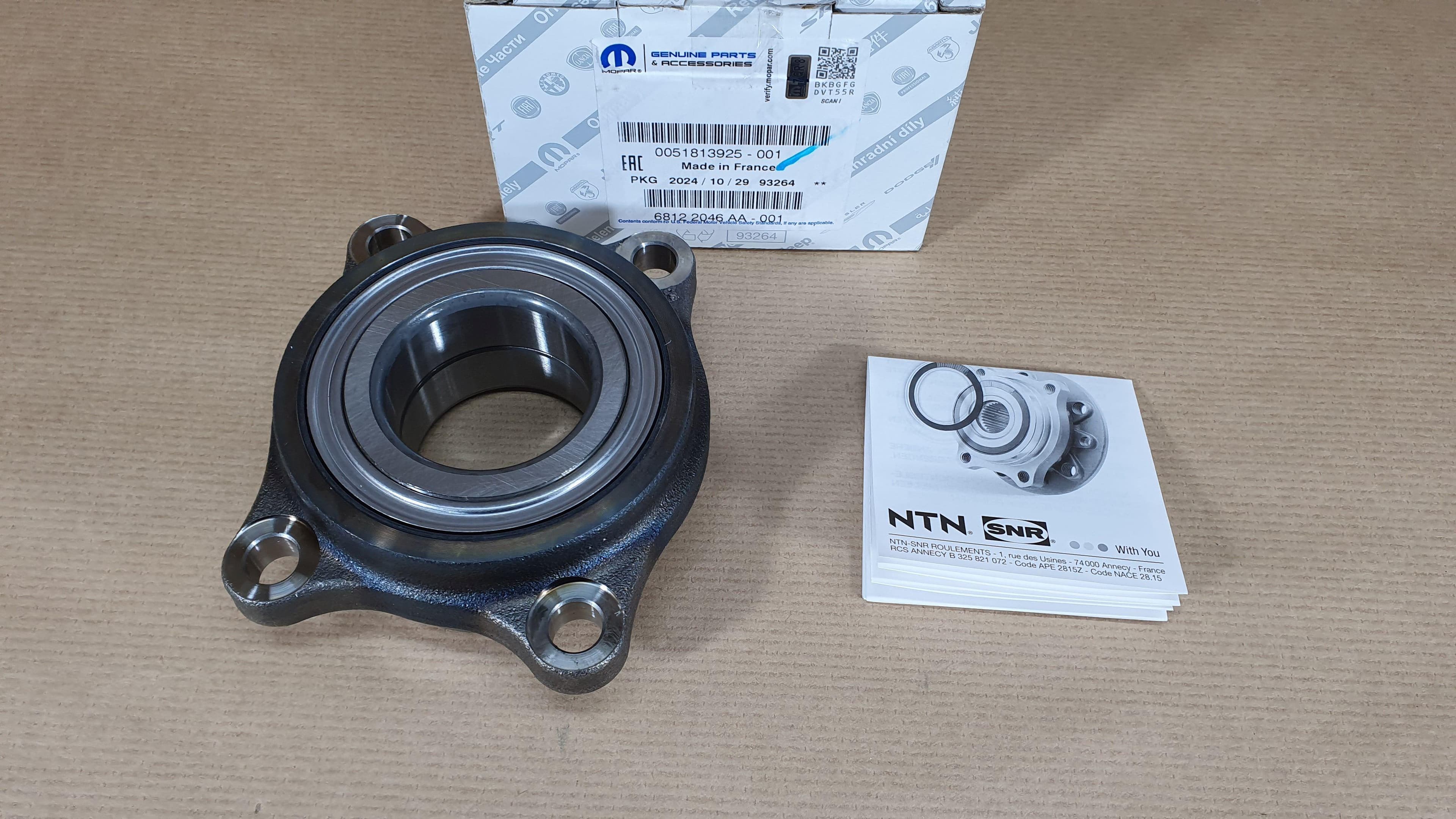 Hjullager - Alfa Romeo 156, Fram